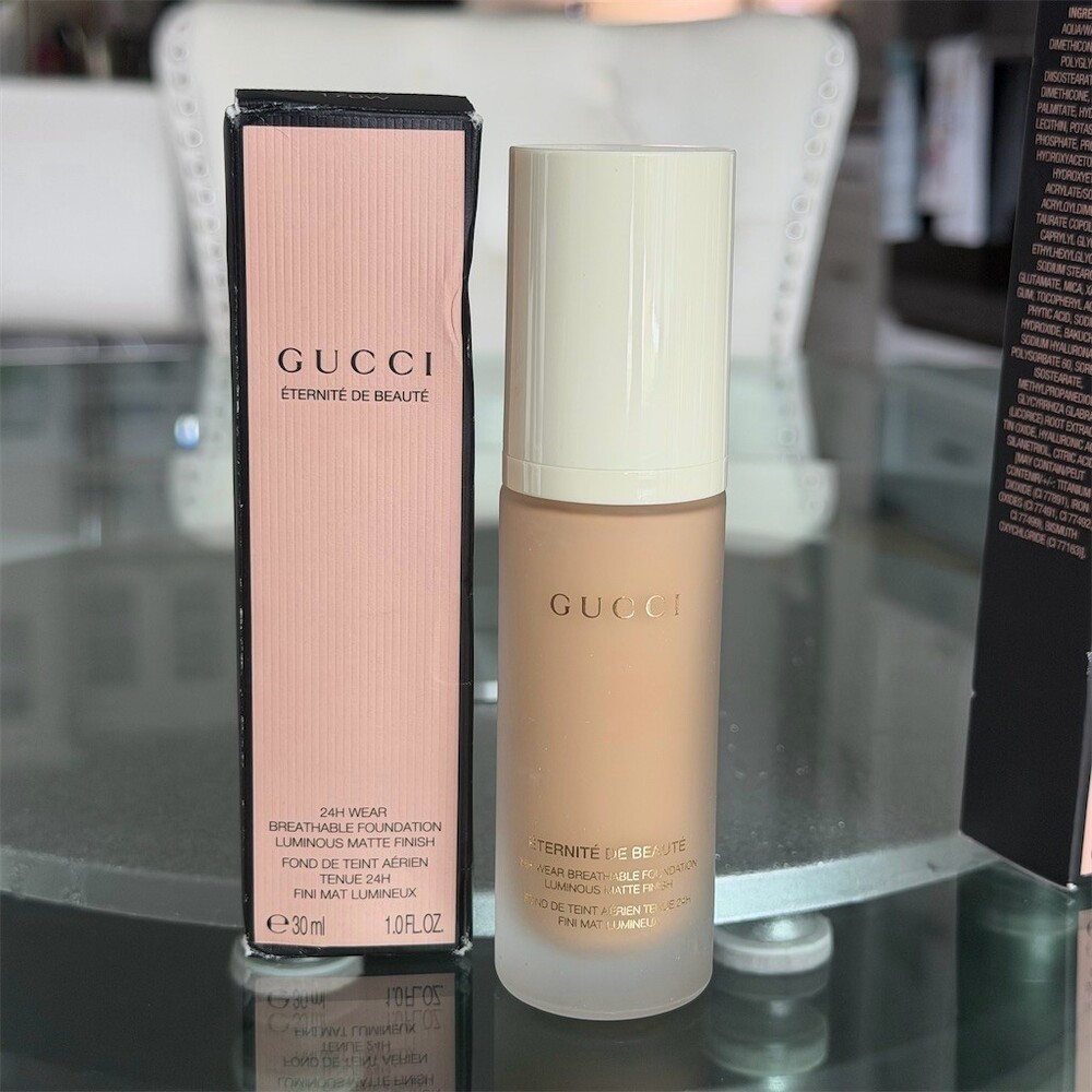 Gucci Éternité de Beauté Liquid Foundation 170W Fair Full Coverage 30ml BNIB